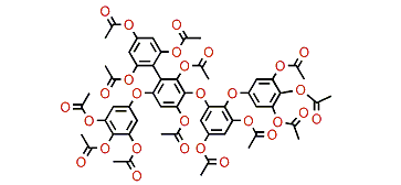 Hydroxyfucotriphlorethol B tridecaacetate